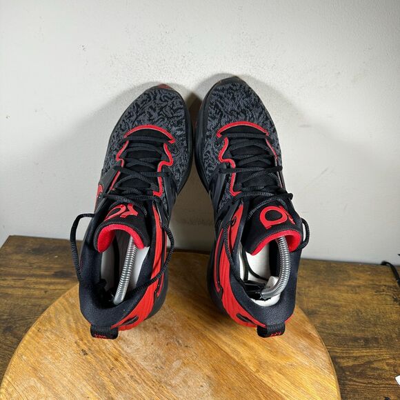 Nike KD 15 “Bred” Basketball Men\'s Size 10 Gray Red Shoes Sneakers DC1975-003 main image 8